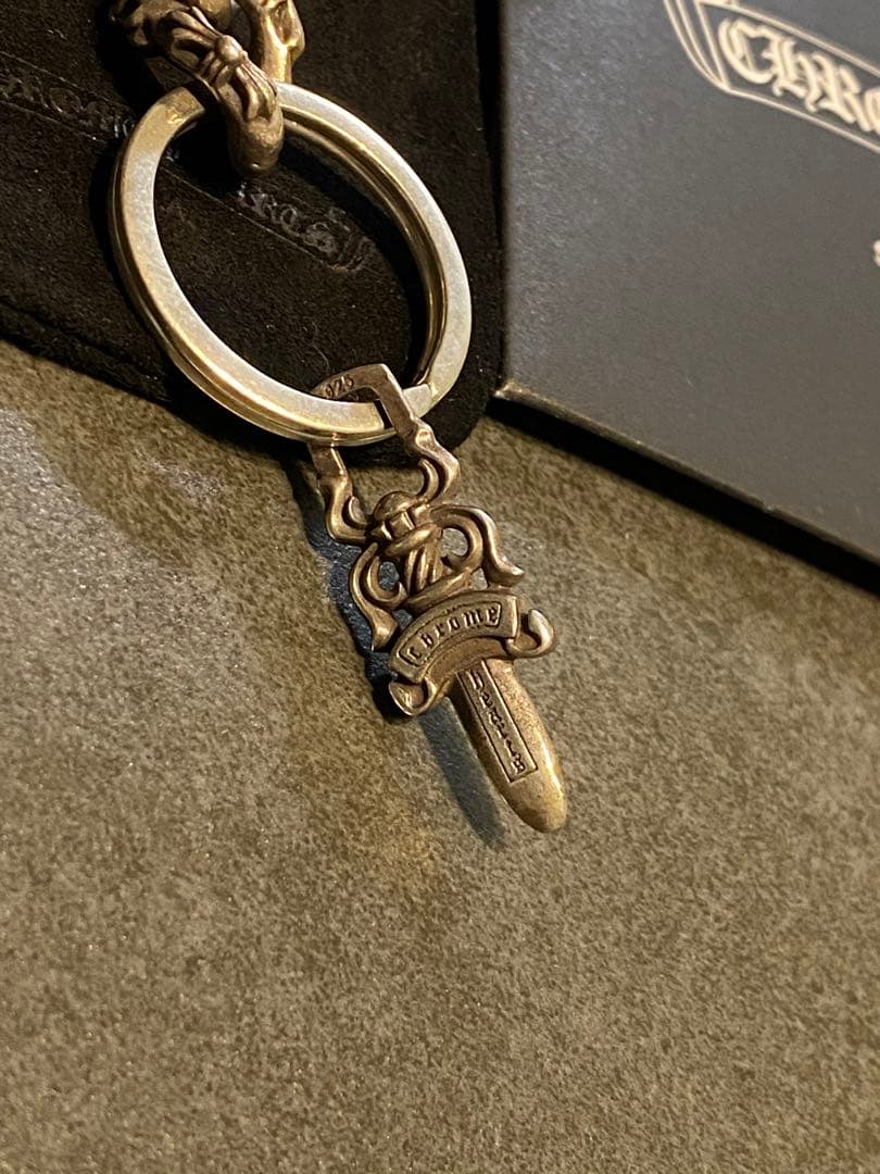 【インボイス付】クロムハーツ エクストラファンシーリンク キーチェーン ショート