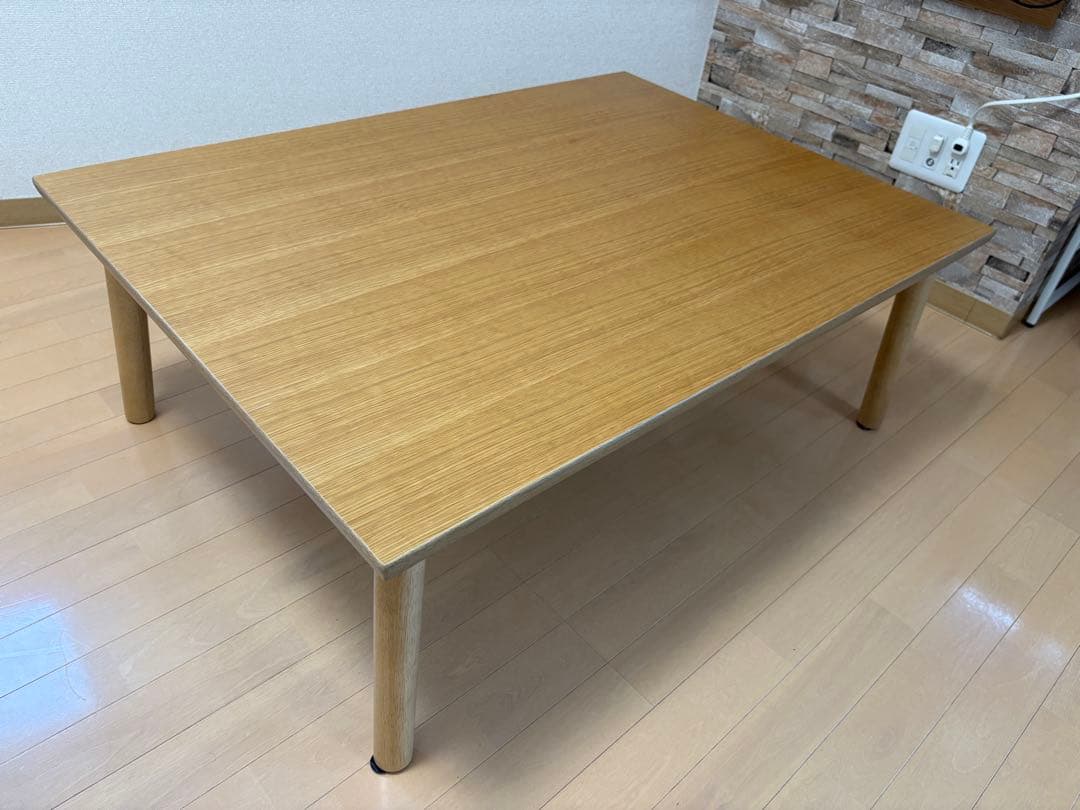 【美品】こたつテーブル（105cm×75cm）・無印良品棚