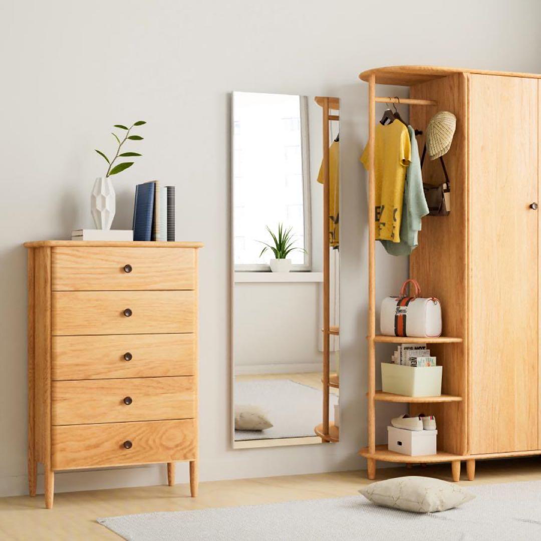 【新品】シルバー 壁掛け 姿見ミラー 全身鏡 40x145cm 防災 地震対策