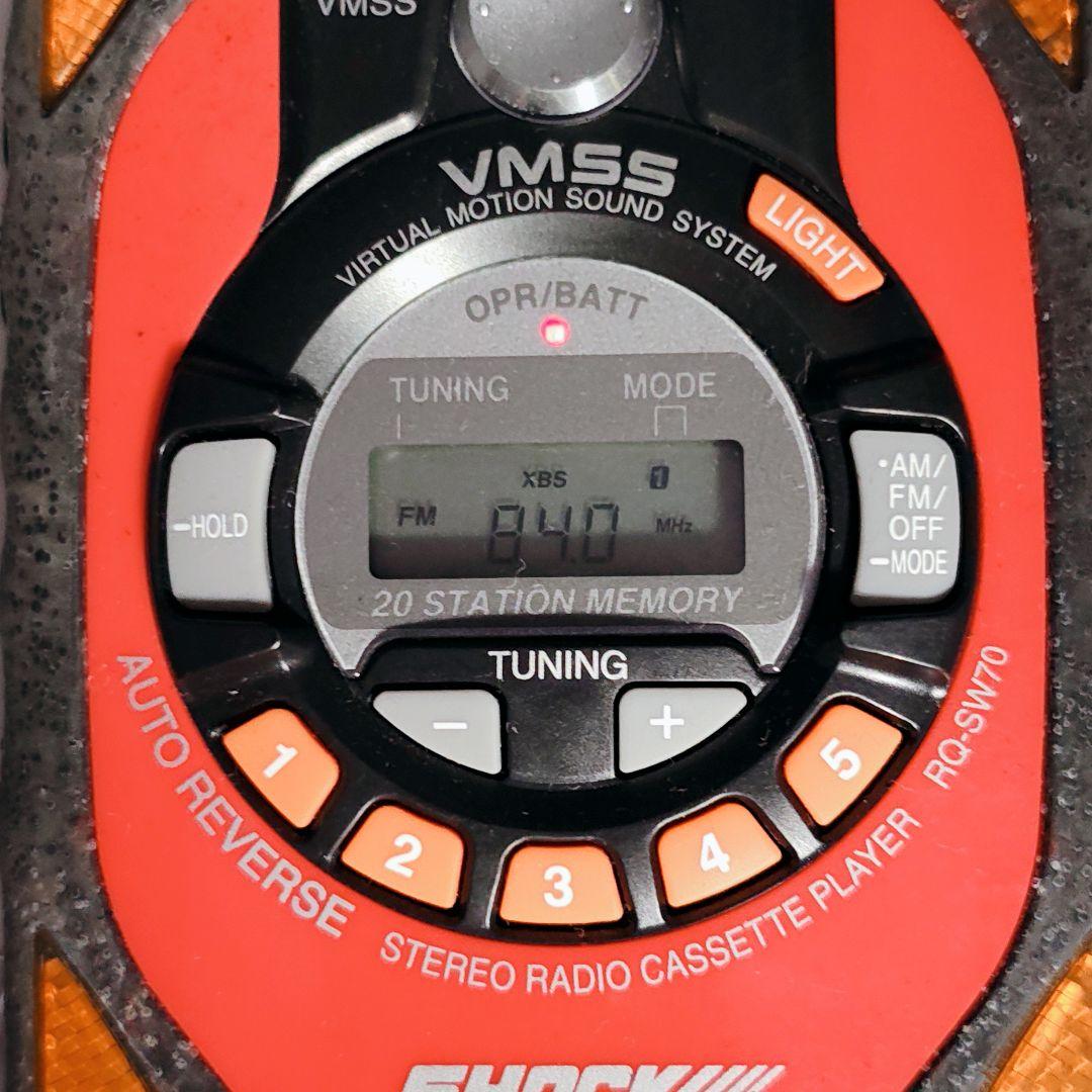 Panasonic ショックウェーブ レッド rq-sw70 カセットプレイヤー