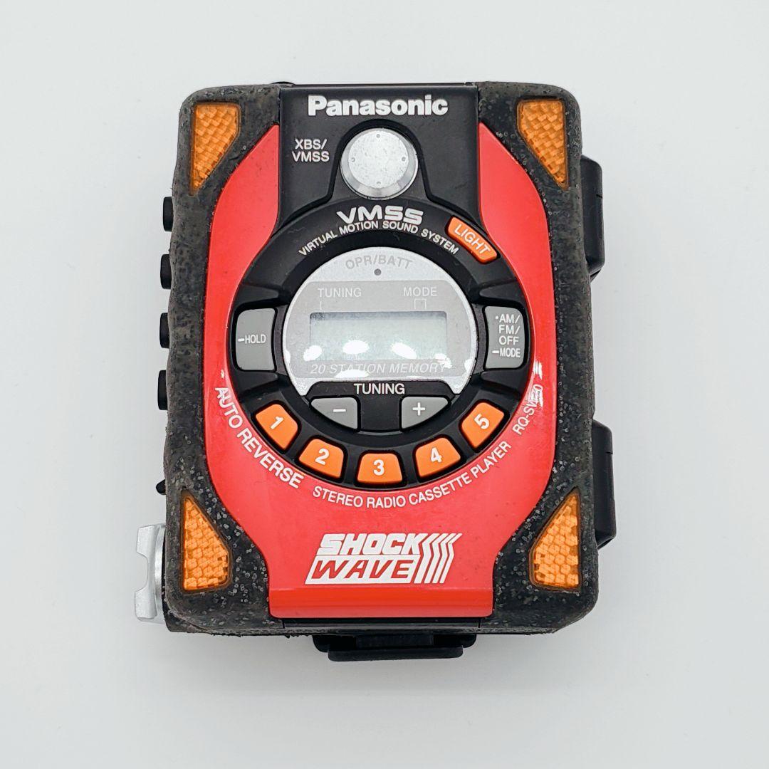 Panasonic ショックウェーブ レッド rq-sw70 カセットプレイヤー
