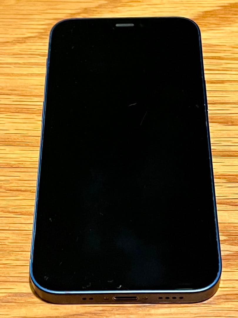 ★アイフォン iPhone 12 mini ブルー 64GB★ケース付き