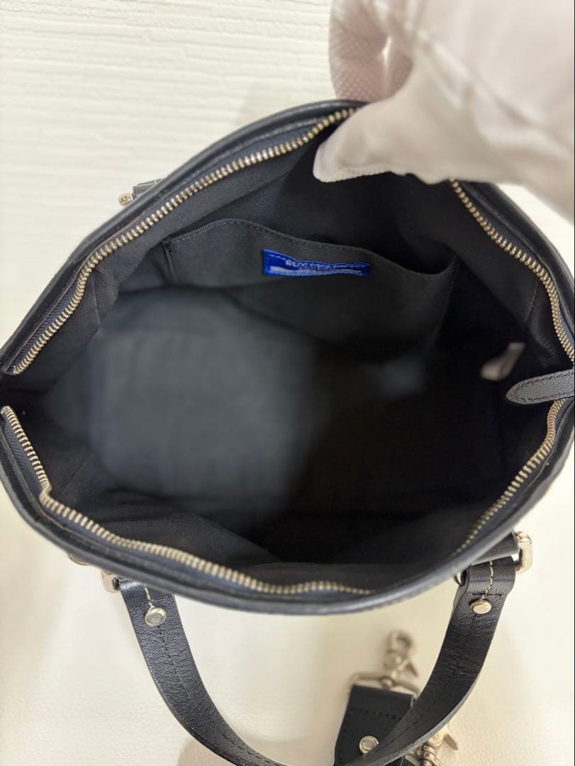 Burberry チェック柄 ハンドバッグ