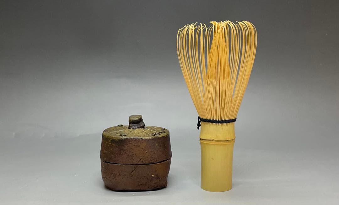 人間国宝　藤原啓　香合　備前焼　J44