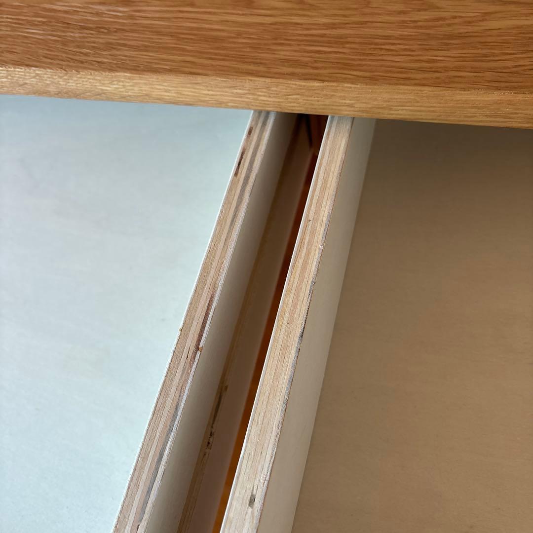 【美品】無印良品　木製デスク　オーク材　学習机