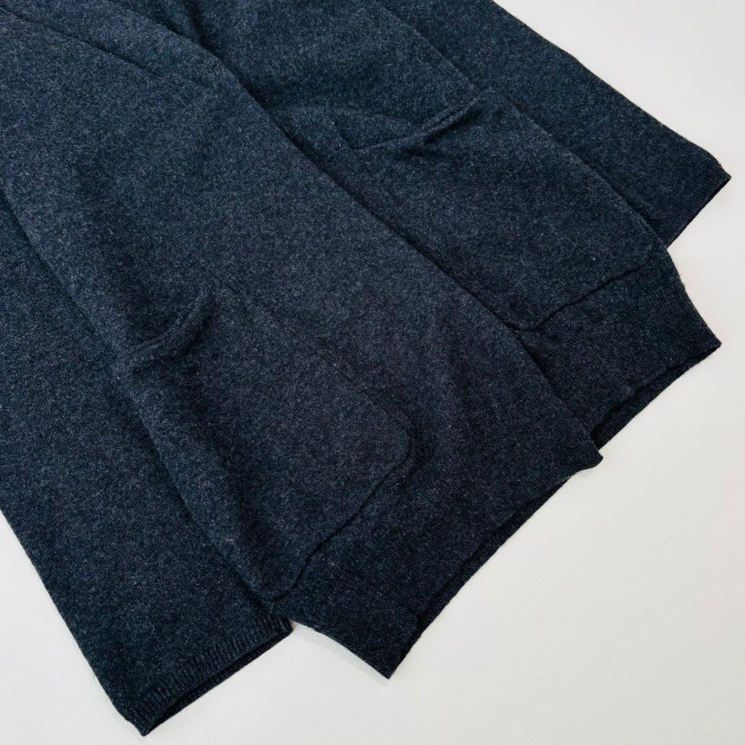 ブルネロクチネリ　カシミヤ100カーディガン　ロング　ダークグレー　M