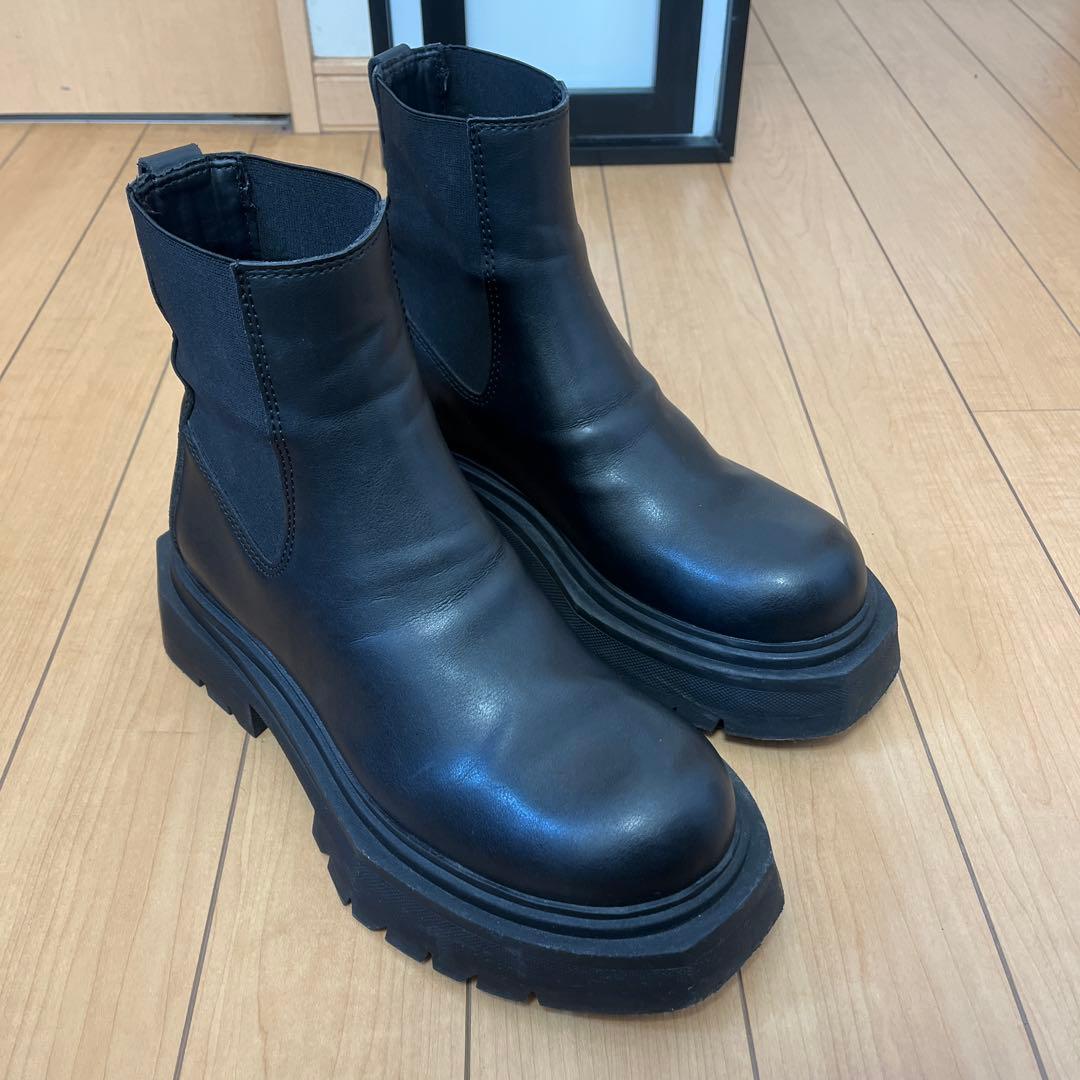 ZARA ボリュームチェルシーブーツ 43
