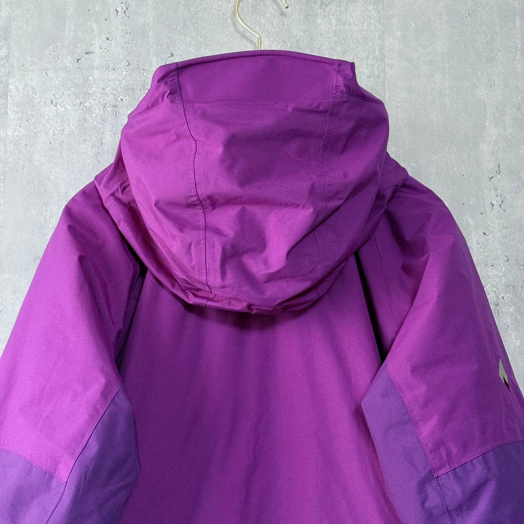 モンベル パウダーライトパーカ 紫 L スキー スノボ 登山 撥水 美品✨