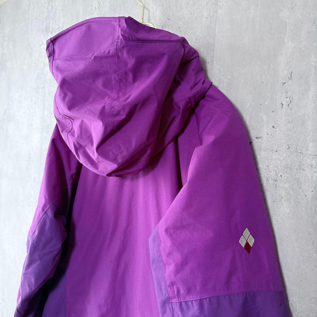 モンベル パウダーライトパーカ 紫 L スキー スノボ 登山 撥水 美品✨