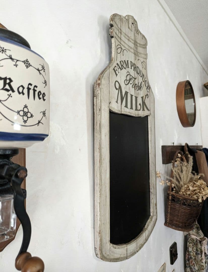 さくぱる　アンティーク ディスプレイボード　黒板