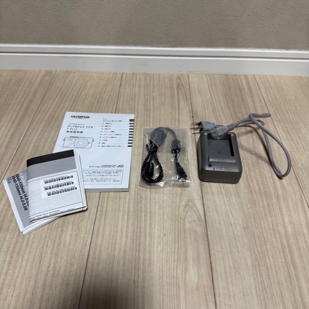 【美品】OLYMPUS PEN E-PL10 ミラーレス一眼カメラ ブラック