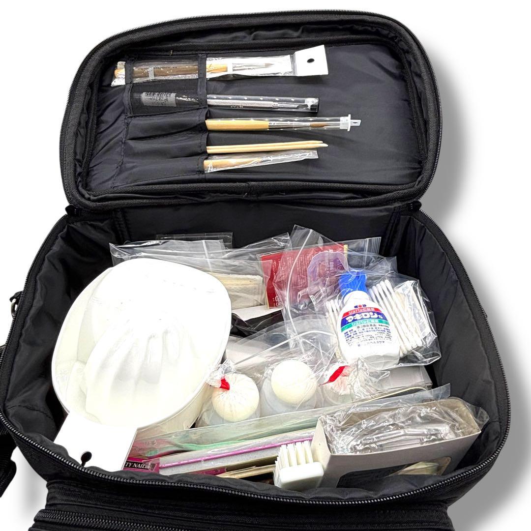 ネイル用品一式 ネイルバッグ 教科書付き ネイルスペシャリスト技能検定試験