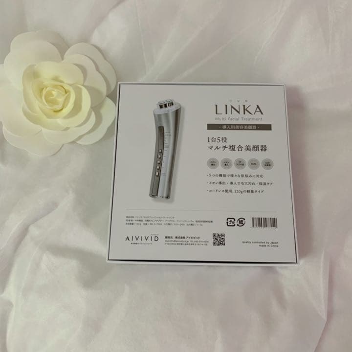 LINKA リンカ 正規品 美顔器 LED光 RF イオン導入導出 EMS