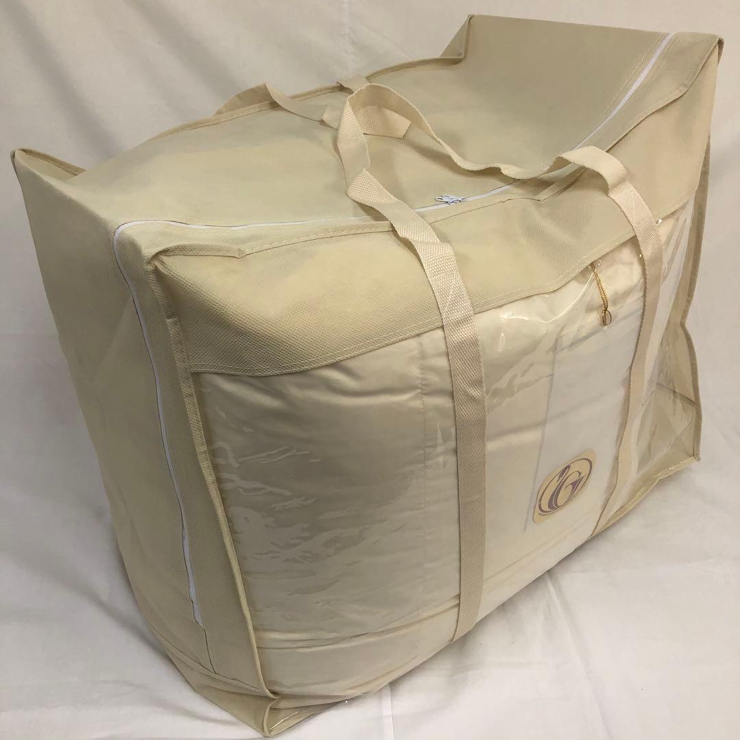 羽毛布団 シングル ニューゴールド きなり 日本製 150×210cm ×2枚