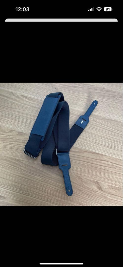 C*7様 セラピアン　ビジネスバッグ　ブリーフケース　レザー　ブルー　2way