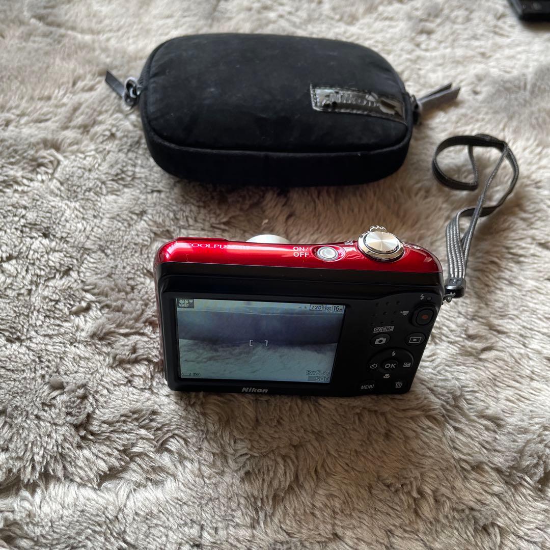 Nikon COOLPIX 赤色 コンパクトデジタルカメラ