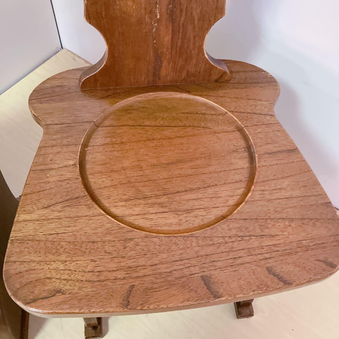 木製　ダイニングチェア　2脚セット　デザインチェア　アームレスチェア　椅子