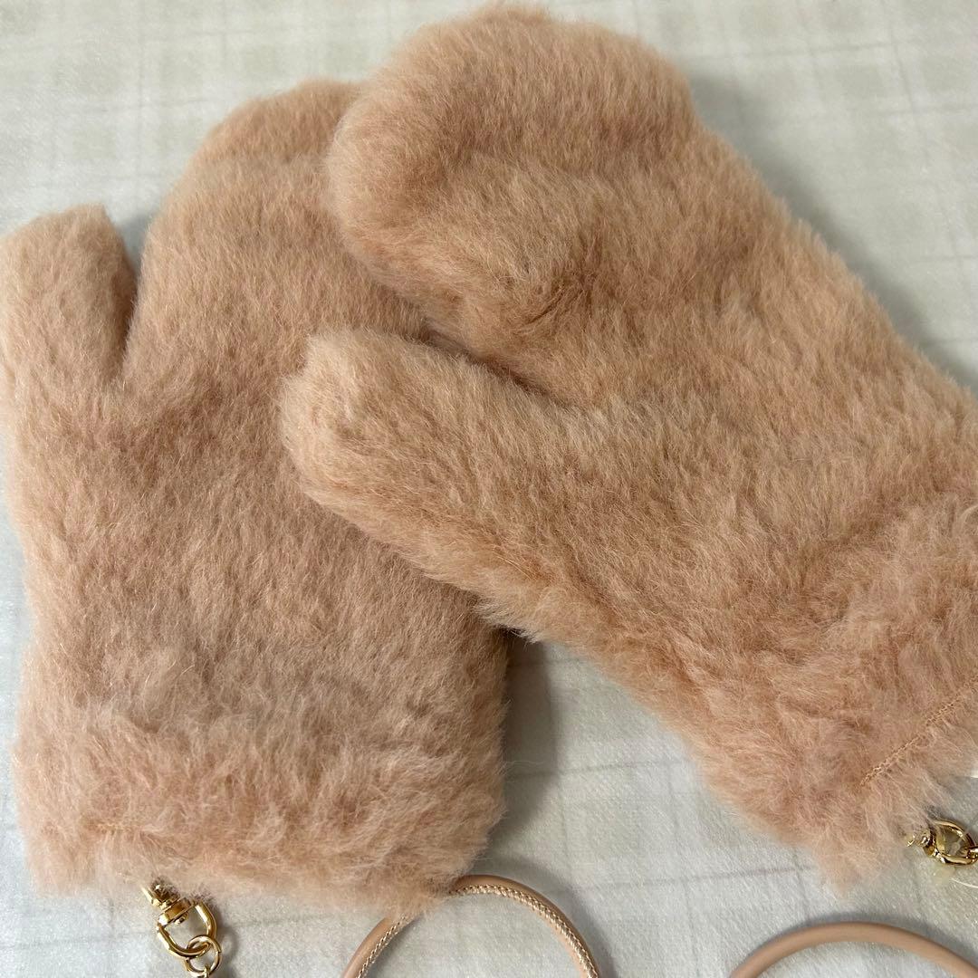 MAX MARA テディベア ミトン 手袋 M/L マックスマーラ 新品タグ付き