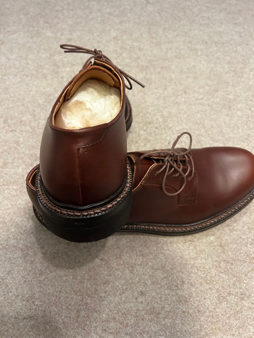 PADRONE新品未使用定価37,400円ダービープレーントゥクレープソール42