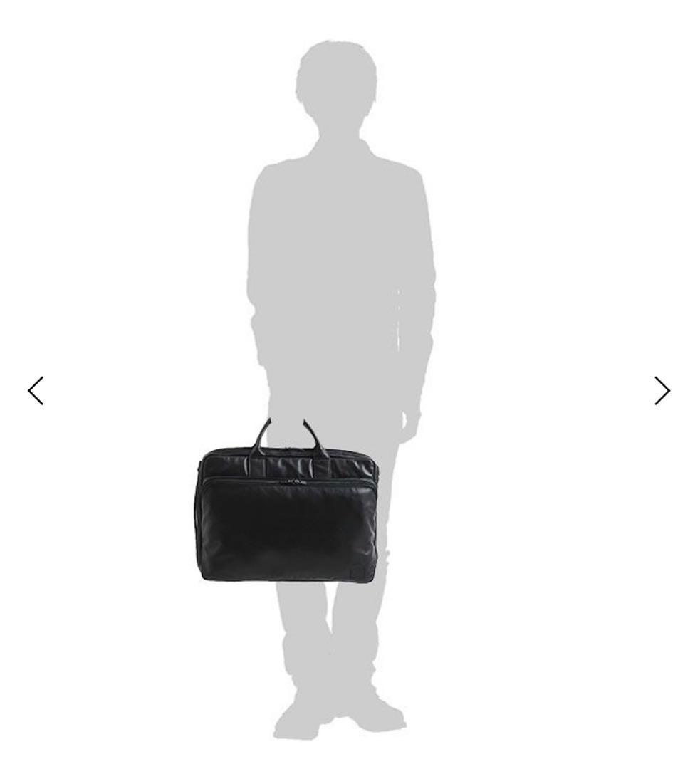 ⚫︎定価12万円‼️ PORTER BLACK 3WAY BRIEFCAS レザー