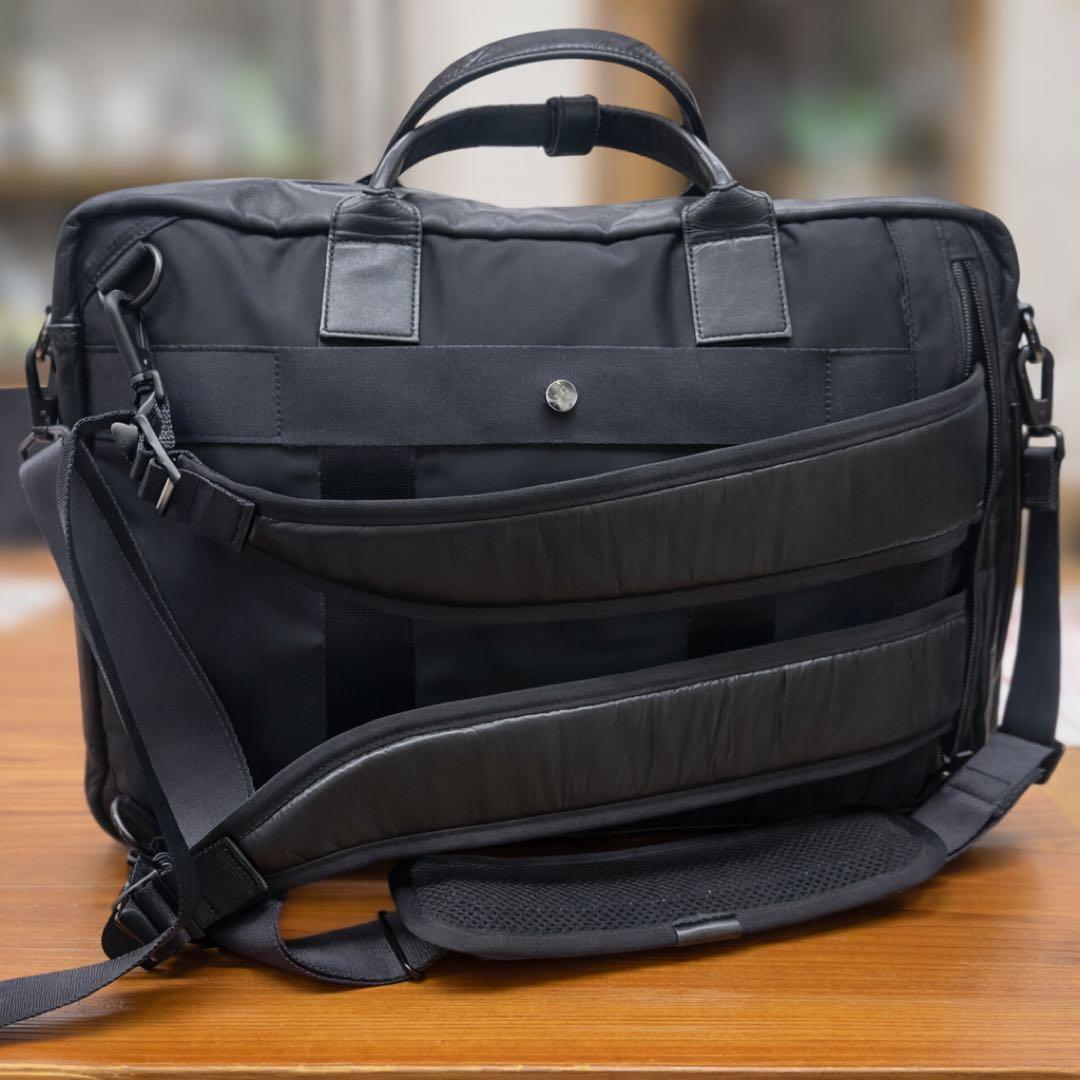 ⚫︎定価12万円‼️ PORTER BLACK 3WAY BRIEFCAS レザー