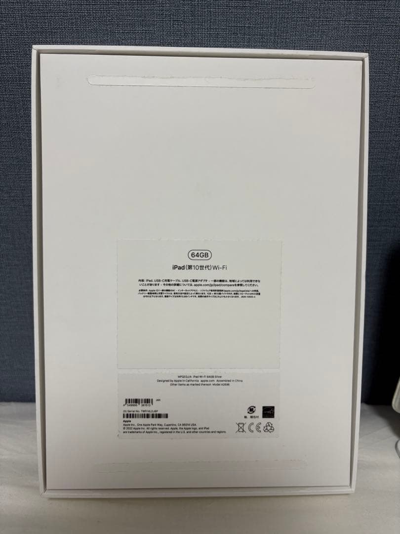 iPad(第10世代)Wi-Fi モデル 64GBその他備品セット