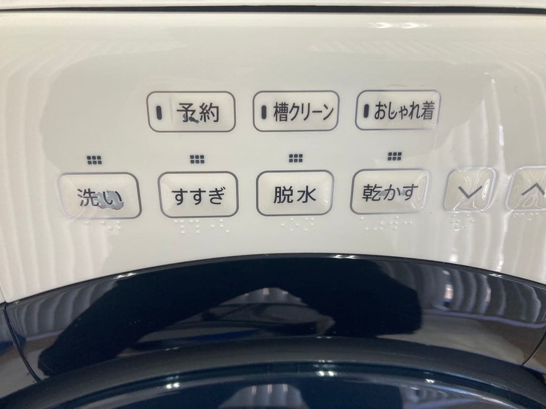 SHARP ドラム式洗濯機 本体 ホワイトES-S7E-WR