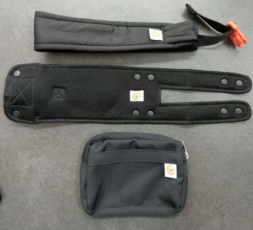 美品 エルゴベビー クールエア オムニ360 オニキス ブラック 抱っこ紐　黒