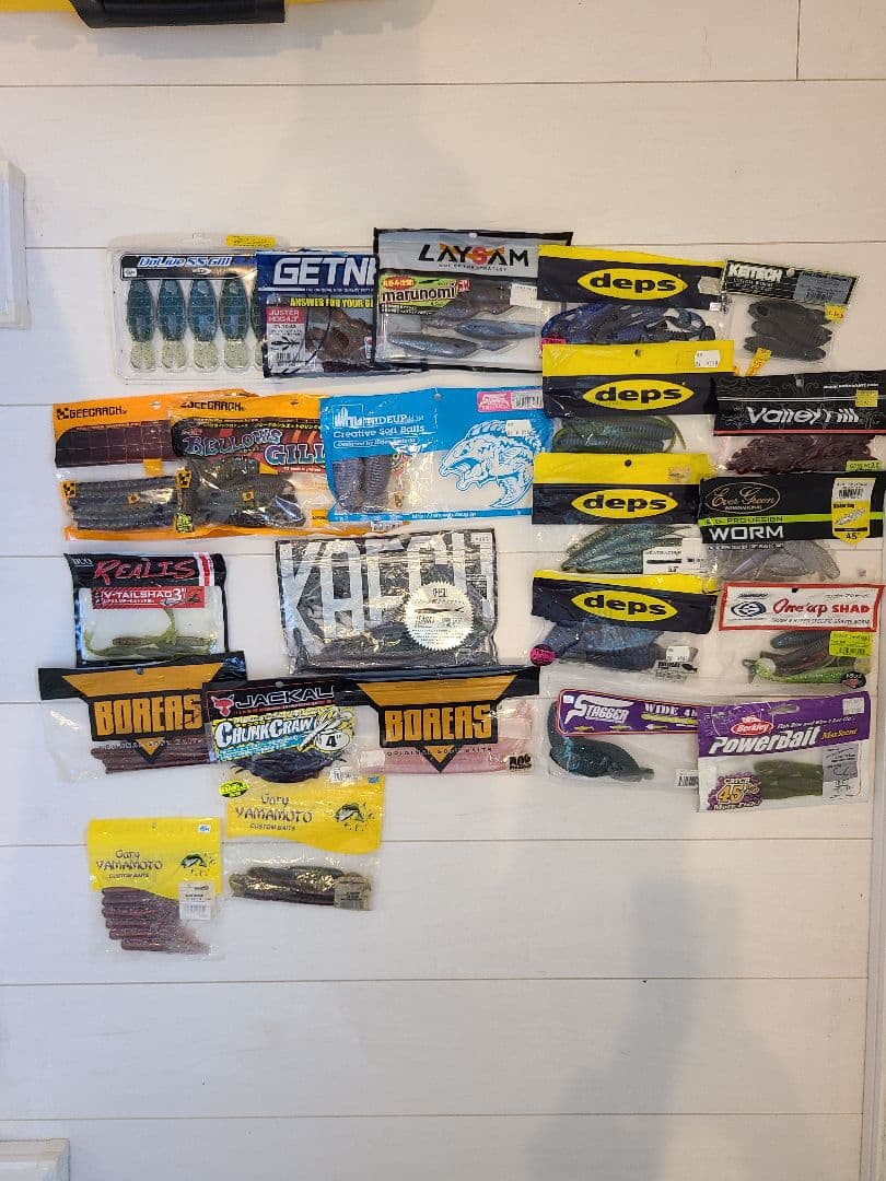 バス釣り引退セット　ルアーワームセット売り