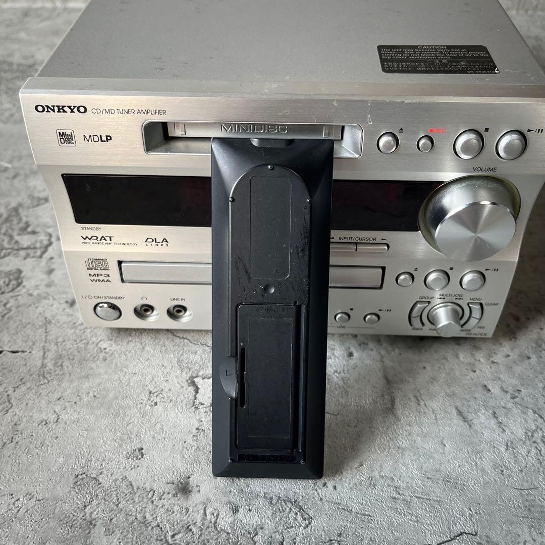 【ONKYO】FR-N7EX コンポ リモコン付　おまけスピーカー有り✨