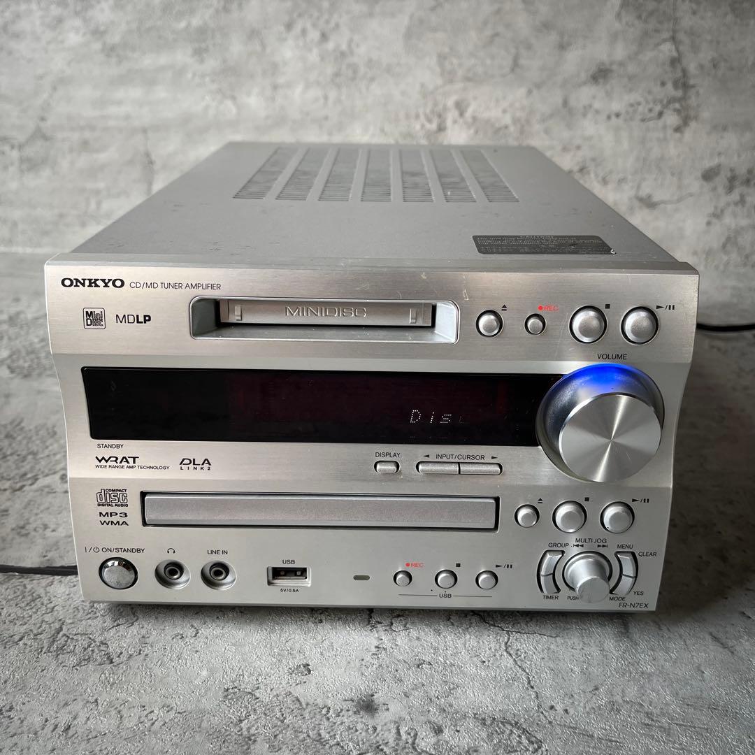 【ONKYO】FR-N7EX コンポ リモコン付　おまけスピーカー有り✨