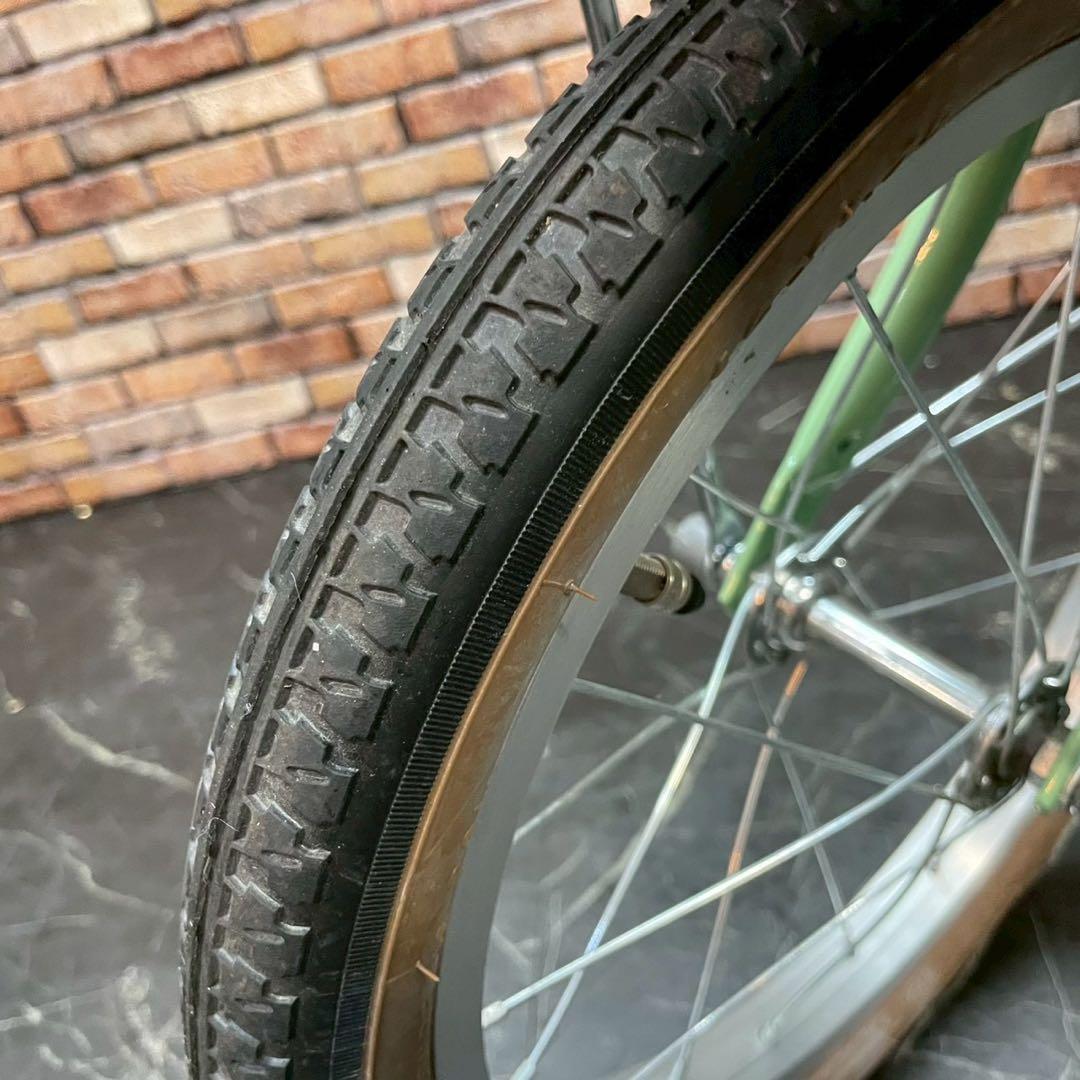 【57】子供用自転車 子供車 WAFERS グリーン 16インチ シングル