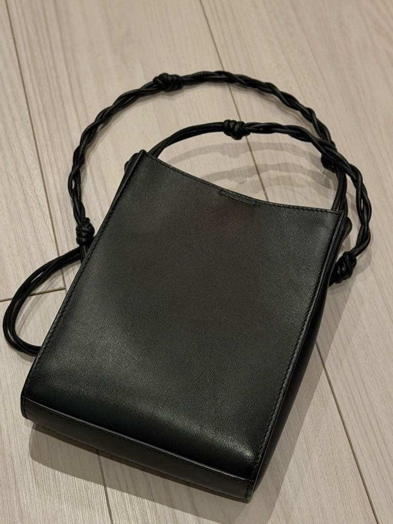 JIL SANDER レザー ショルダーバッグ クロスボディ 黒