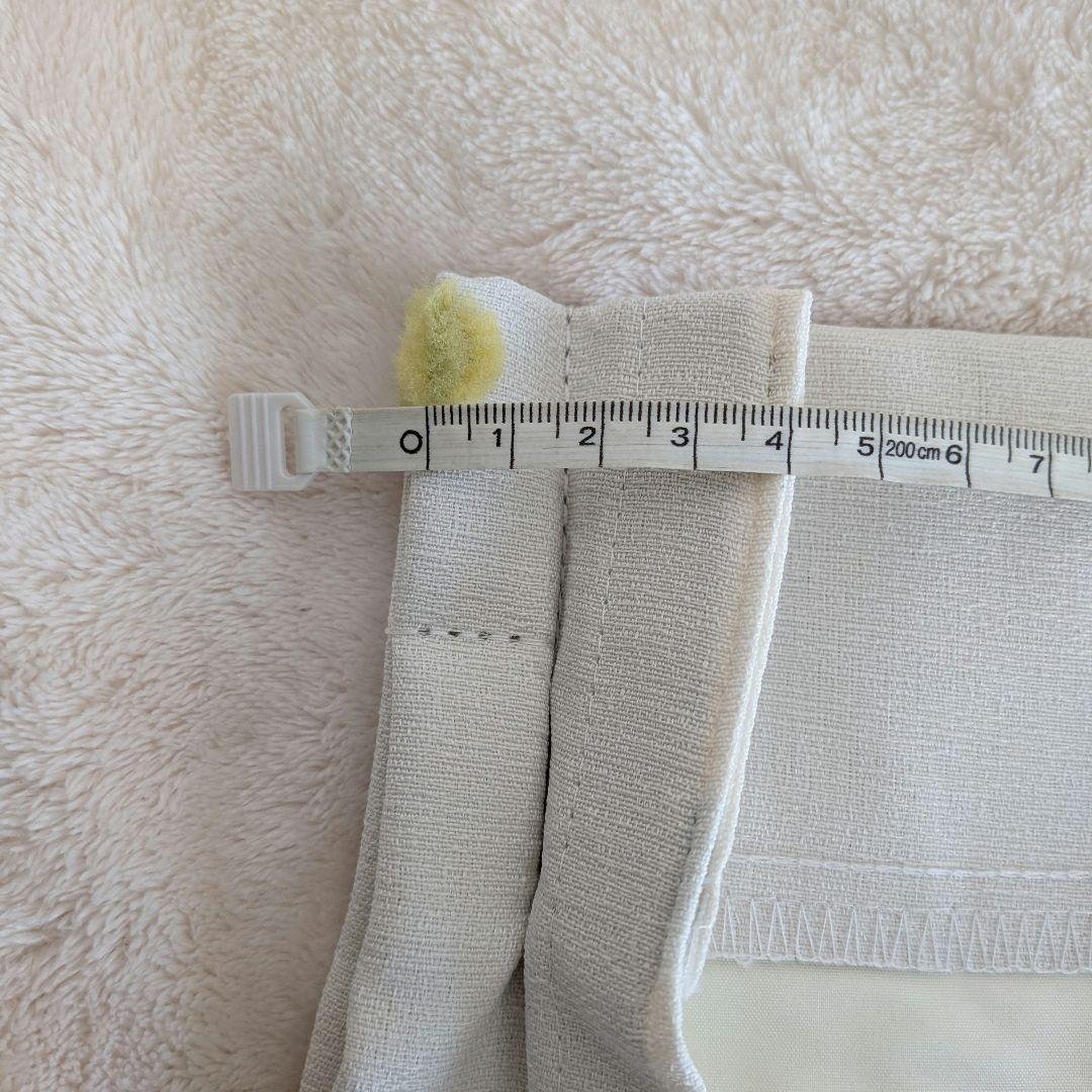 コーティング裏地付き遮光・遮熱・防音オーダーカーテン　165×185cm 2枚