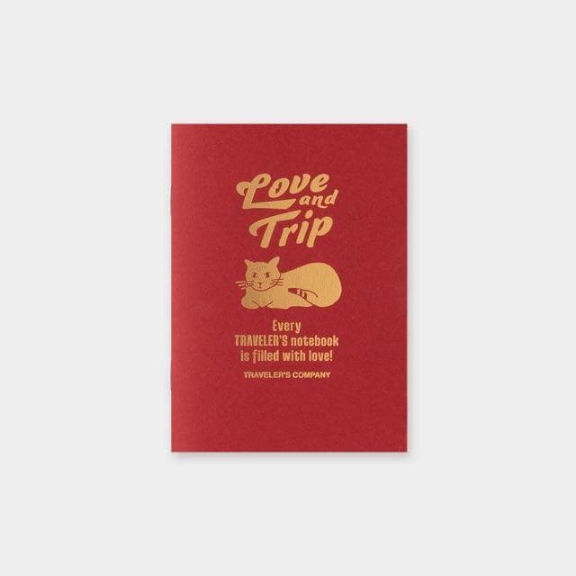 新品トラベラーズノート パスポート LOVE AND TRIP レッド 新品