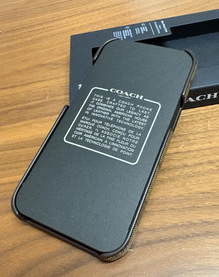 Coach モノグラム ソフトケース