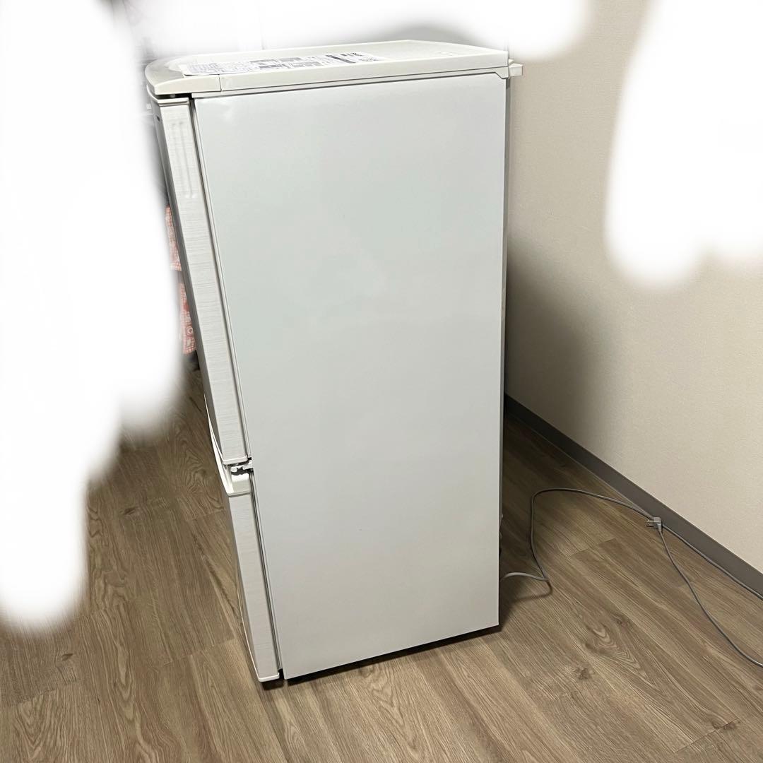SHARP 冷蔵庫 137L　SJ-D14D-W　ホワイト
