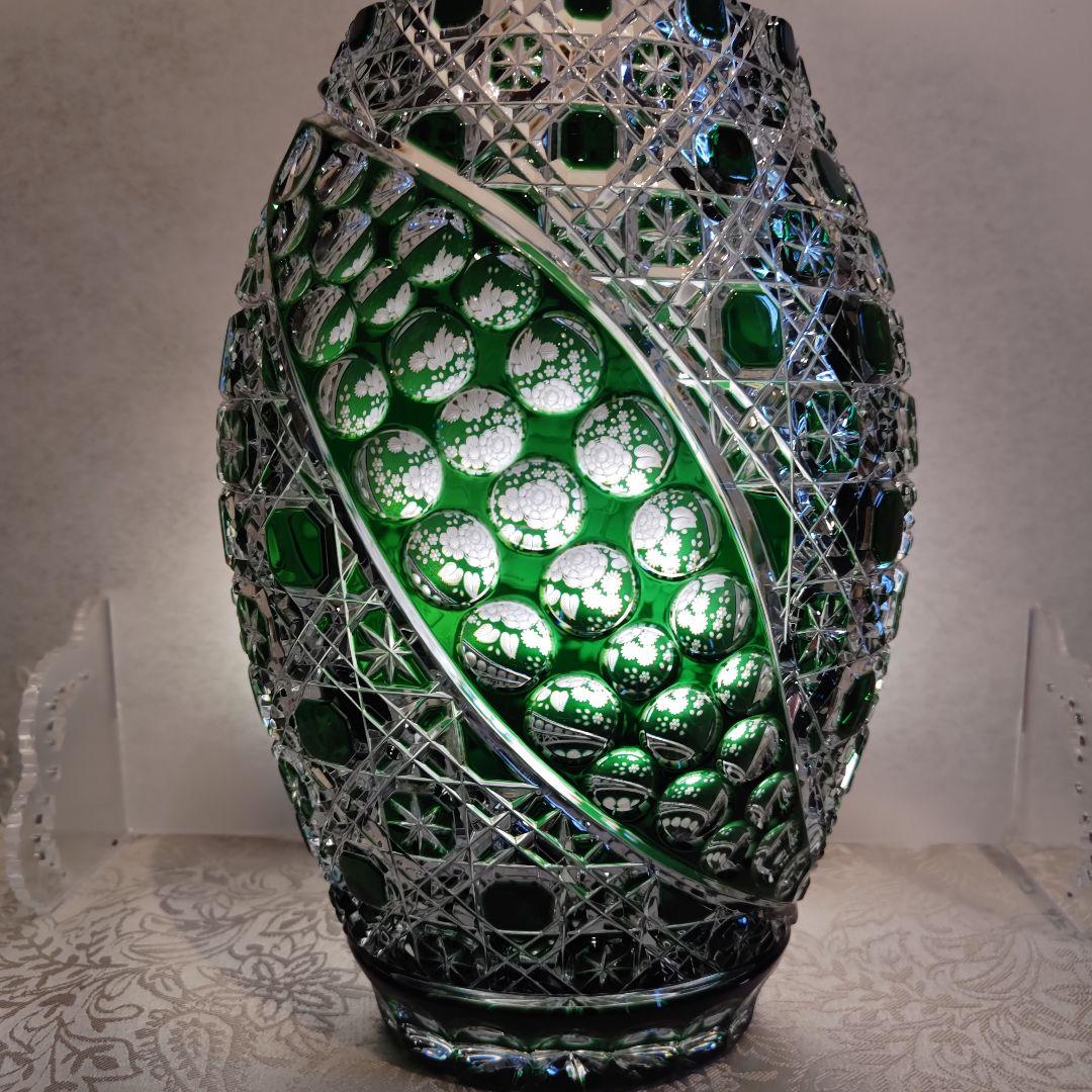 マイセンクリスタル花瓶