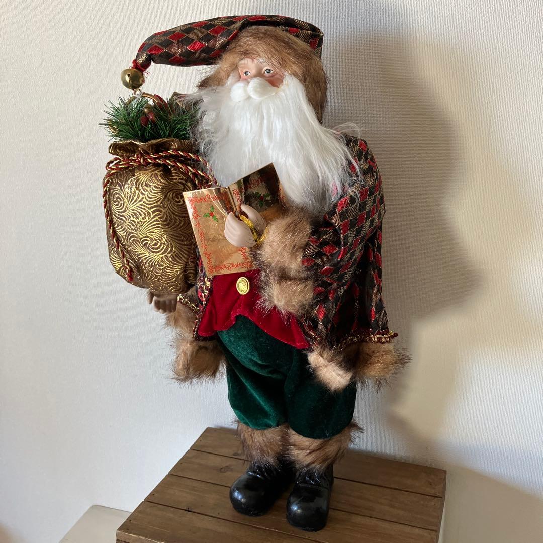 ハルモニア　サンタクロース 人形　クリスマス　デコレーション　ドール　インテリア