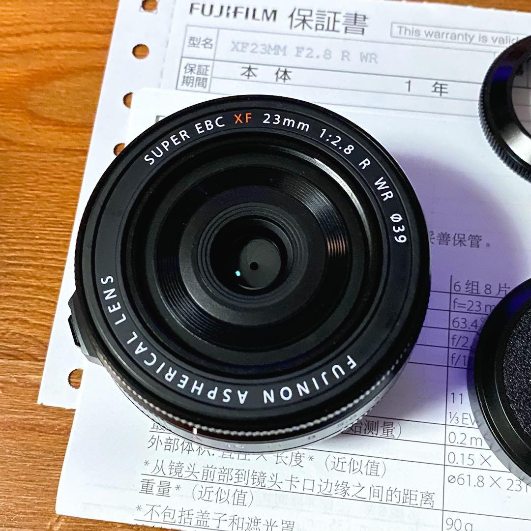 FUJIFILM XF23mm f2.8 R WR 中古品 レンズ X-E5