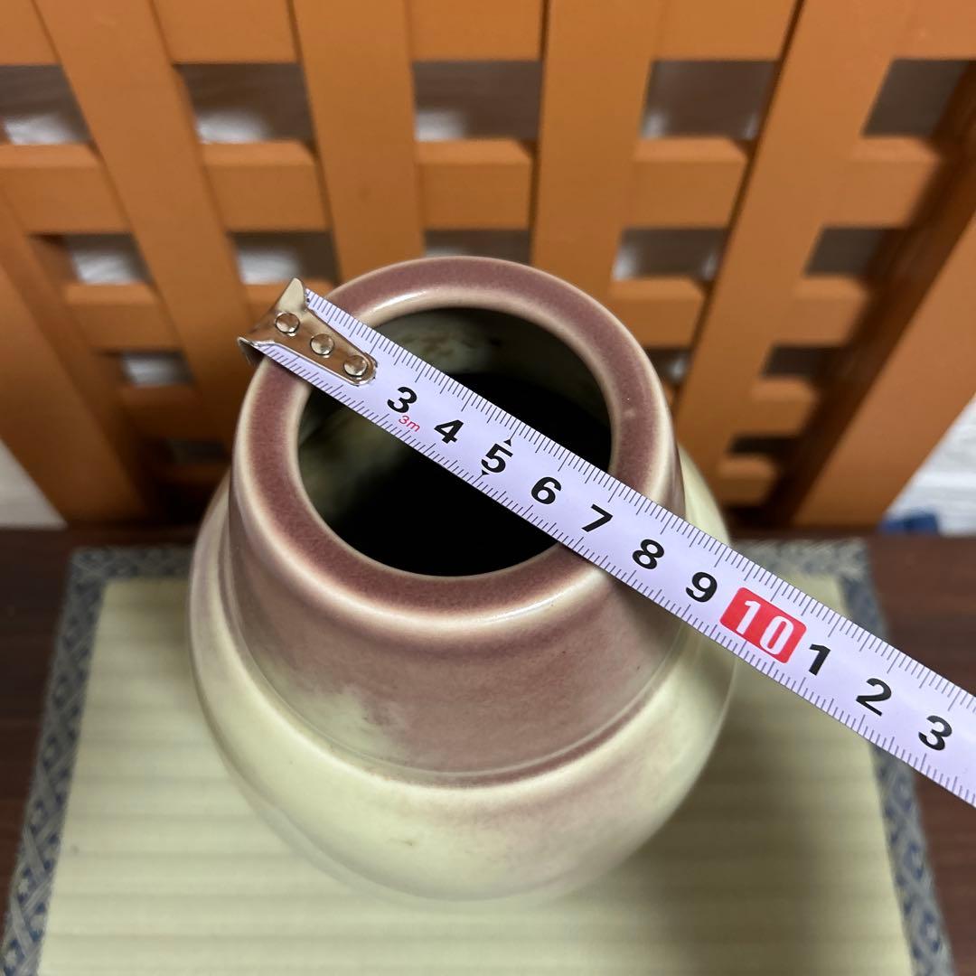 洛峰作　花瓶　花器　共箱　木箱