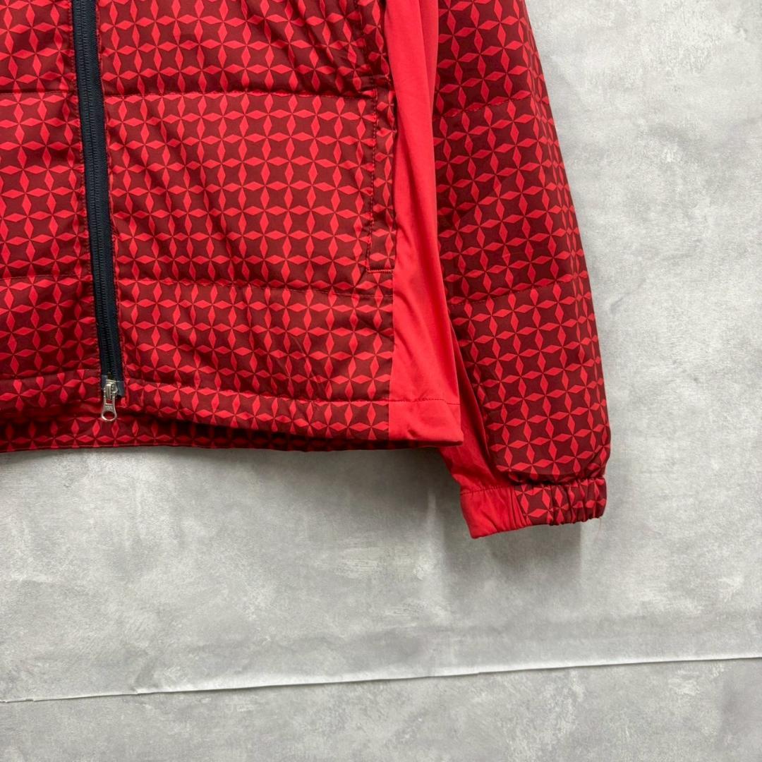 adidas GOLF 中綿 総柄 ダウンジャケット 防寒 N2328