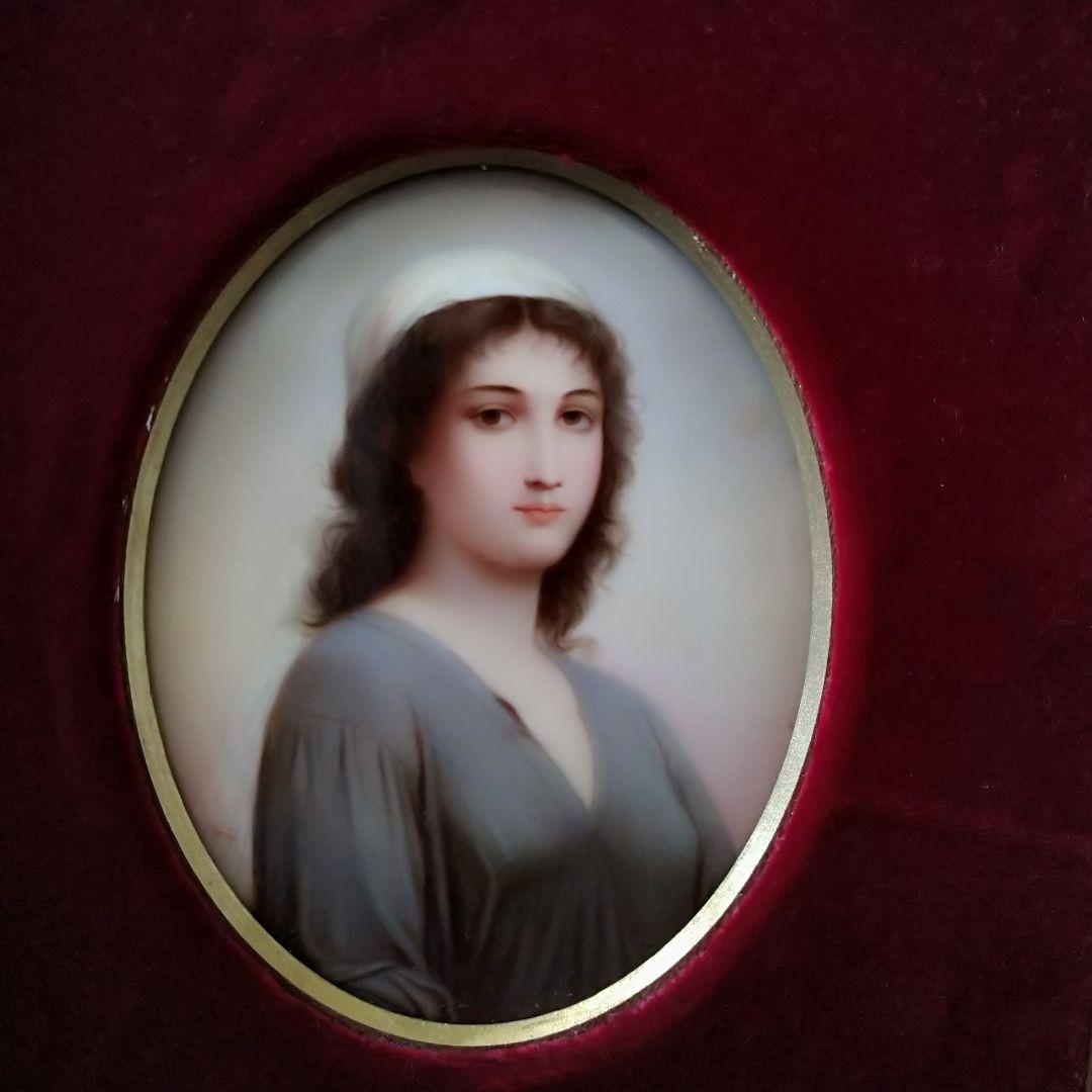 ✤フッチェンロイター✤『ルース』額装陶板画✤