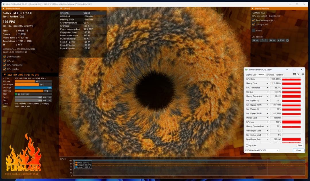 グラフィックボード・グラボ・ビデオカード ASUS GeForce RTX 3090 O24G Strix GAMING