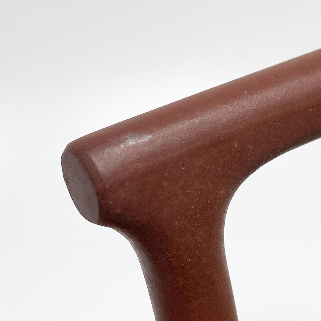 中國宜興 婉芬 朱泥紫砂 蓋内在銘 提梁 急須 茶器 陶器工芸 茶道具