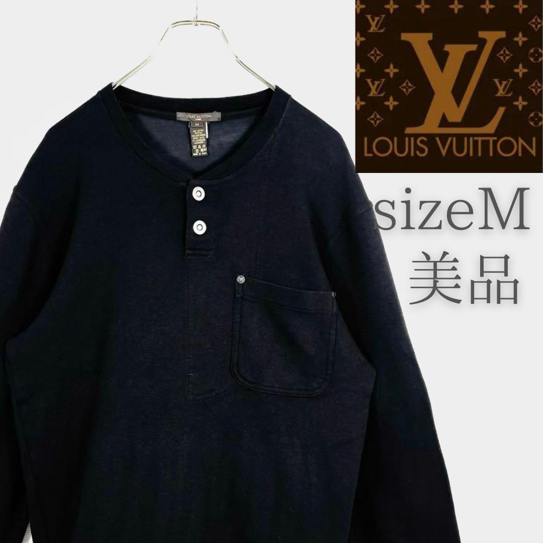 美品 LV ルイヴィトン カシミヤ入りスウェット \"ブラック\" Mサイズ