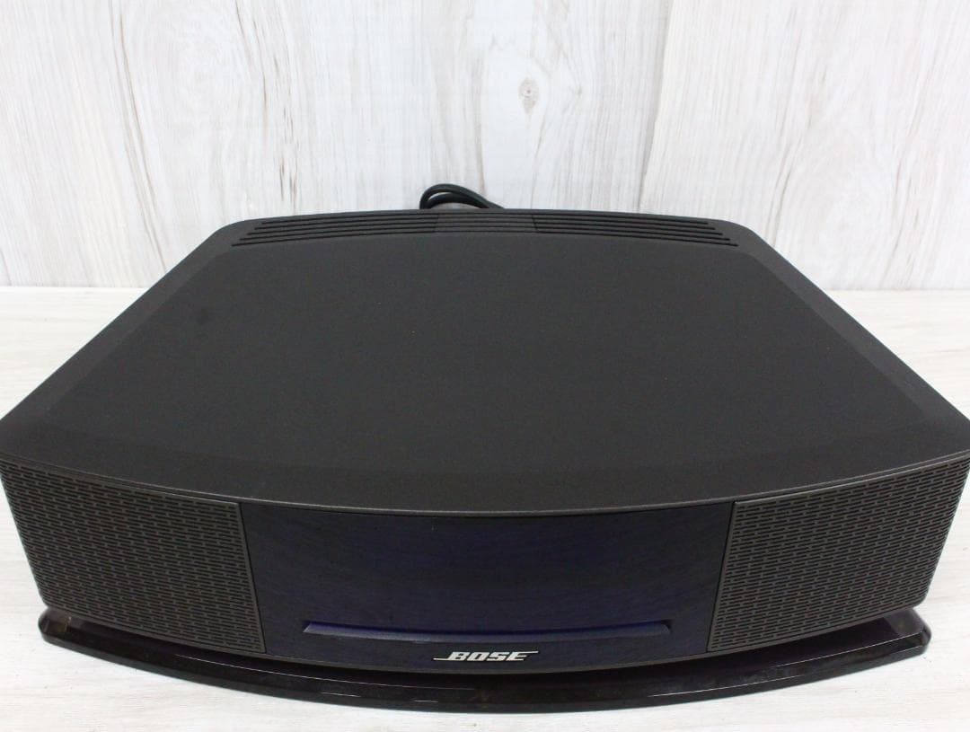 ▲BOSE WAVE ミニコンポ ブラック リモコン付き 417788-WMS