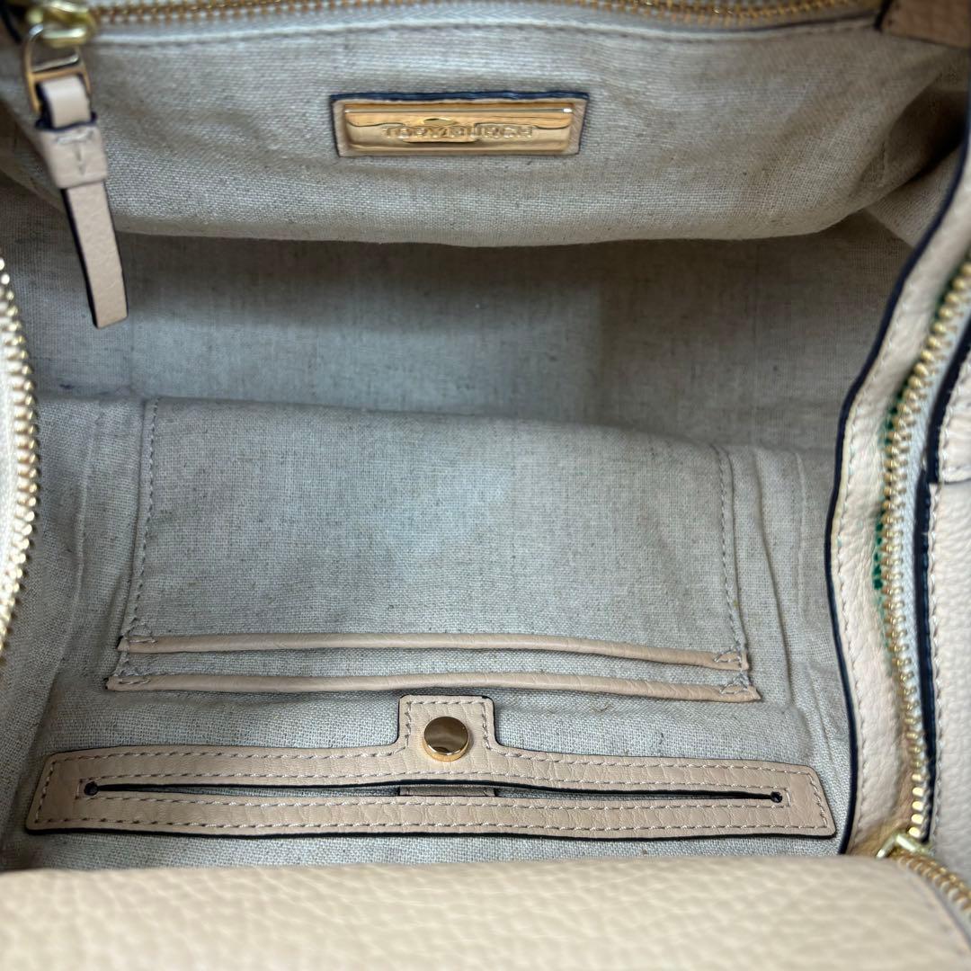 美品✨TORY BURCH トリーバーチ 2WAY ショルダーバッグ ベージュ