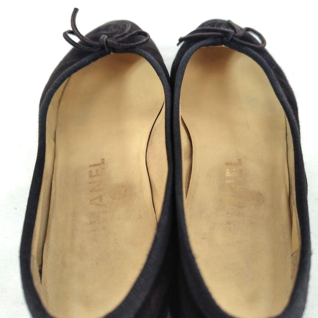 ✨️腕利き職人のリペア済✨️美品♥箱付【シャネル】ココマーク フラットシューズ