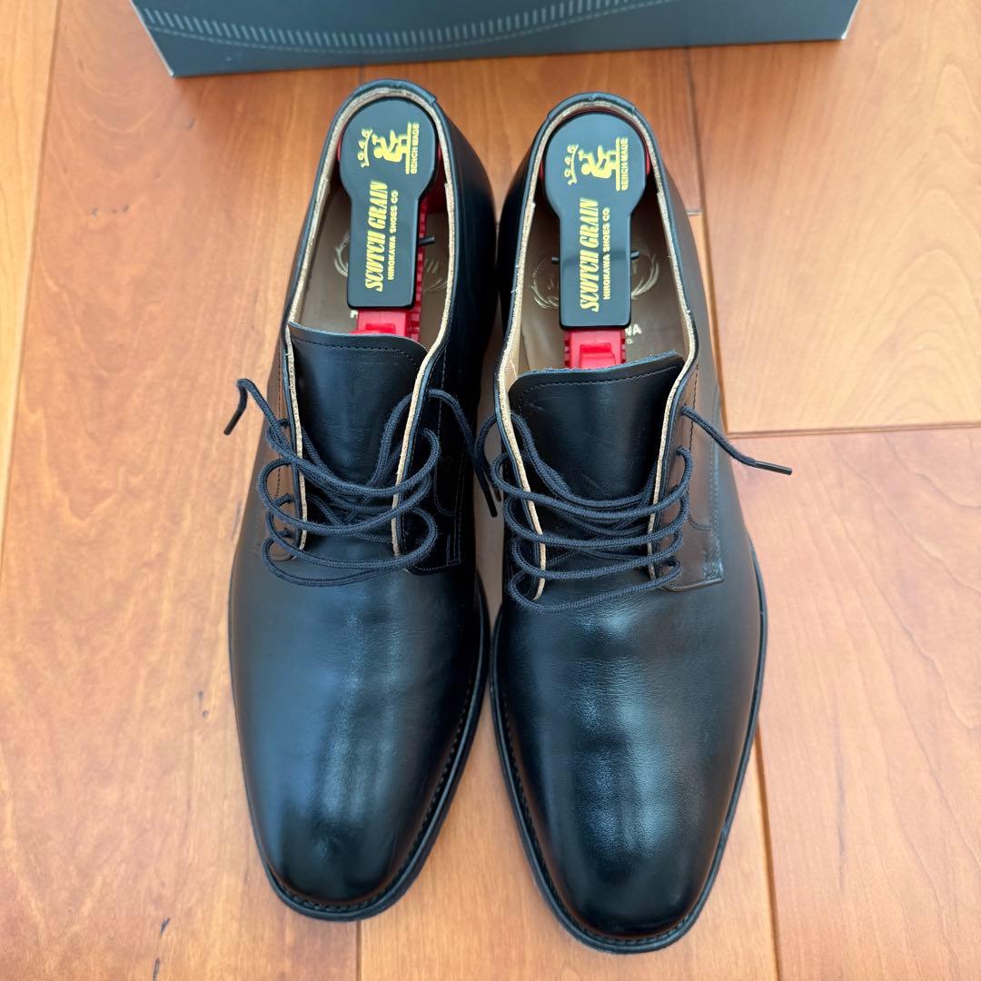 SCOTCH GRAIN スコッチグレイン 25.5 ブラック 3524 箱付き